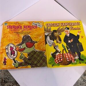 Sherlock Hemlock and Captain Kangaroo Books 1970s